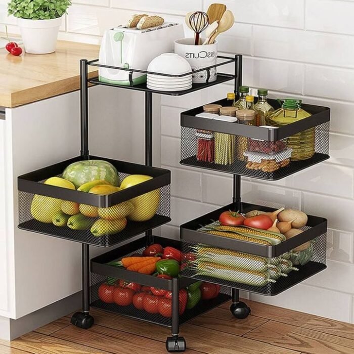 4 Layer Kitchen Rack(square)