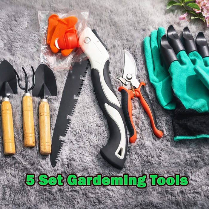 5-Set Gardening Combo Tools